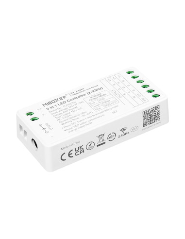 Controlador LED 3 en 1 RGB/RGBW/RGB+CCT Mi-Light 12-24V 12A 2.4GHz