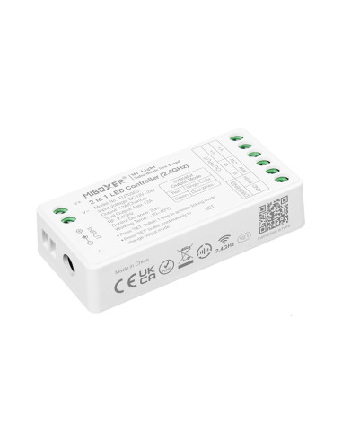 Controlador WIFI LED 2 en 1 Mi-Light 12-24V 12A max 2.4GHz