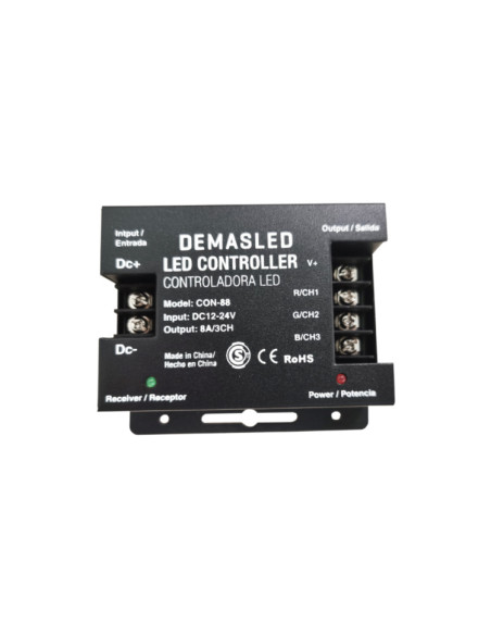 Controlador RGB Programable DEMASLED interior 12-24V 288-576W 24A