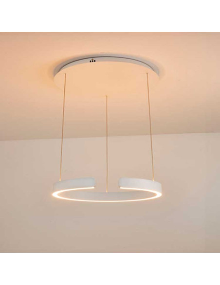 Lámpara Colgante Blanco, Diámetro Ø600mm