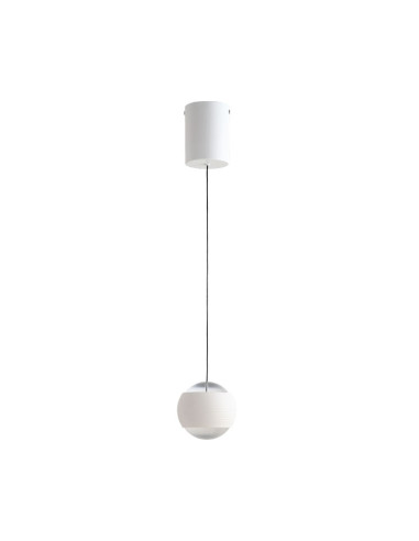 Lámpara Colgante Blanco Diámetro Ø100mm, Blanco Cálido 3000K
