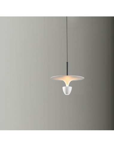 Lámpara Colgante Blanco Diámetro 400x300mm, Blanco Cálido 3000K