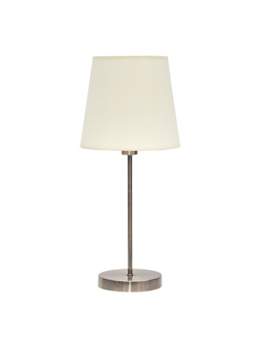 Lámpara de sobremesa cuero beige