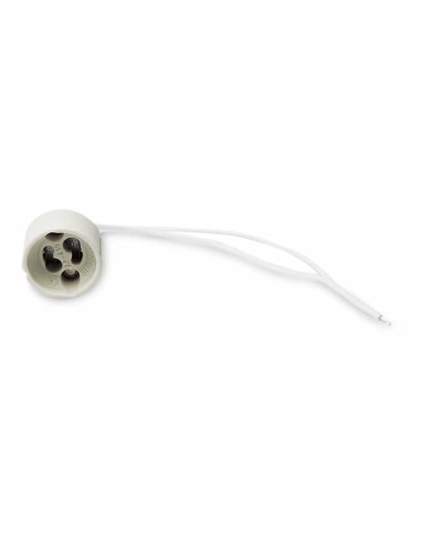 Casquillo GU10, cable 19cm, para Dicroicas LED GU10