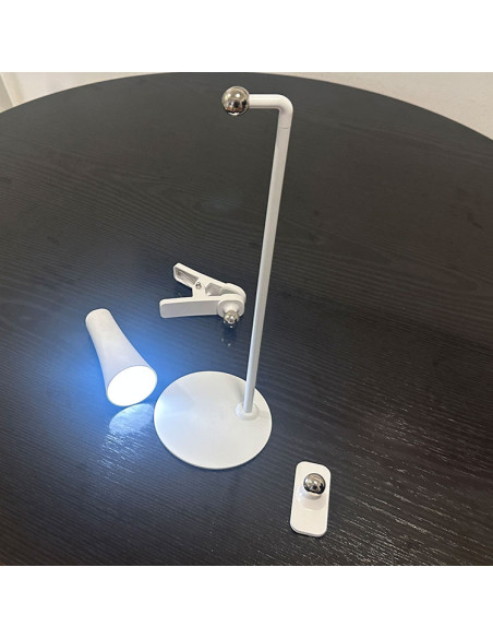 Lámpara de Mesa LED Magnética 3W Blanco Neutro 4000K Recargable 1800mAh