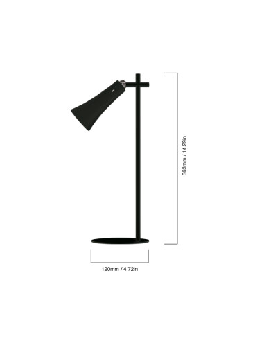 Lámpara de Mesa LED Magnética 3W Blanco Neutro 4000K Recargable 1800mAh