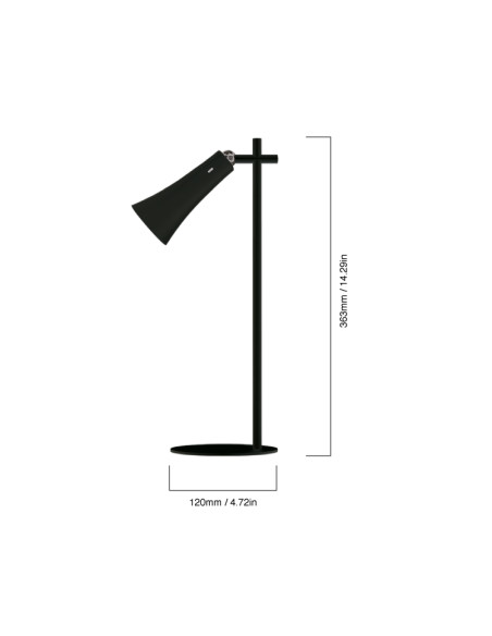 Lámpara de Mesa LED Magnética 3W Blanco Neutro 4000K Recargable 1800mAh