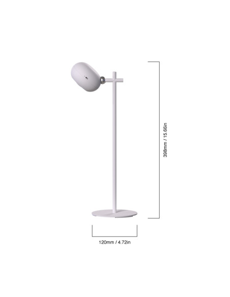 Lámpara de Mesa LED Magnética 3W CCT Recargable 1800mAh