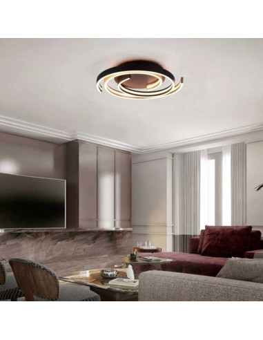 Plafón Caya 1x58W LED/6800Lm/2300+3000+4000K Diám.50cm