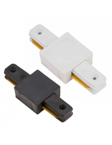 Conector de unión en línea para carril monofásico