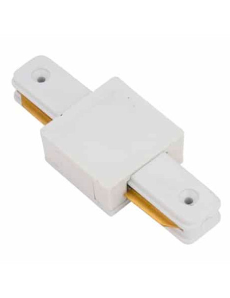 Conector de unión en línea para carril monofásico
