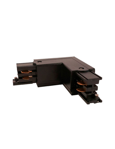 Conector trifásico izquierda en L