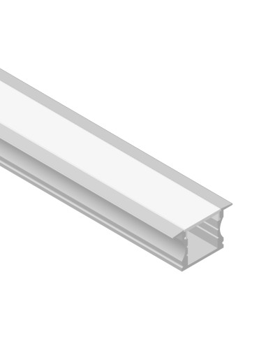 Perfil de Aluminio de Embutir 15x17mm, Cover Opal  x2m