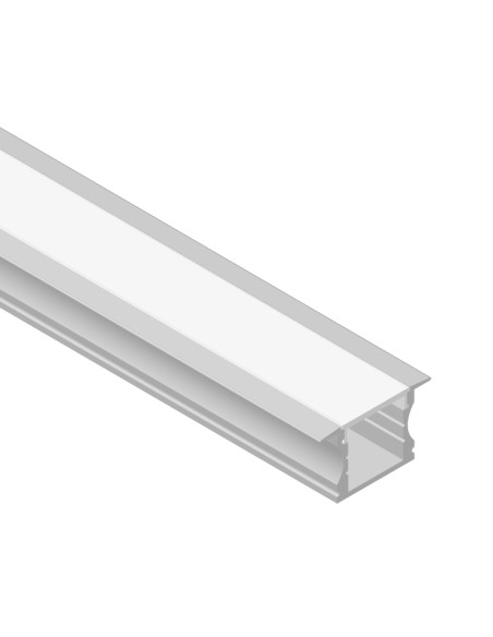 Perfil de Aluminio de Embutir 15x17mm, Cover Opal  x2m