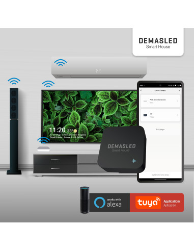 Control Remoto Inteligente WiFi Infrarrojos | Domótica con Alexa y Google Home | Tuya Smart