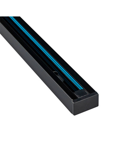Carril Monofásico Negro x1m