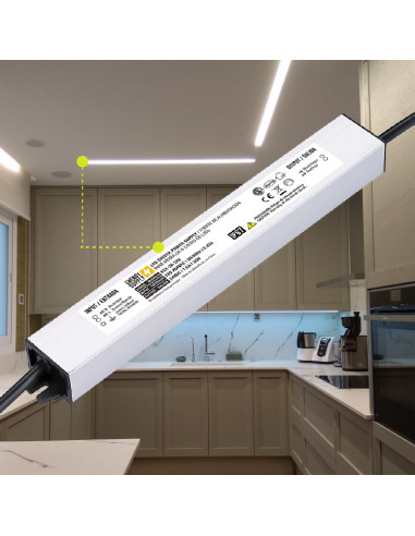 Fuente Switching 24V 1.5A 36W, 180-265VAC Exterior IP67