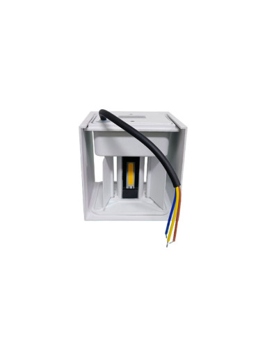 Aplique LED 10W Bidireccional Exterior. Blanco Cálido. Aluminio.