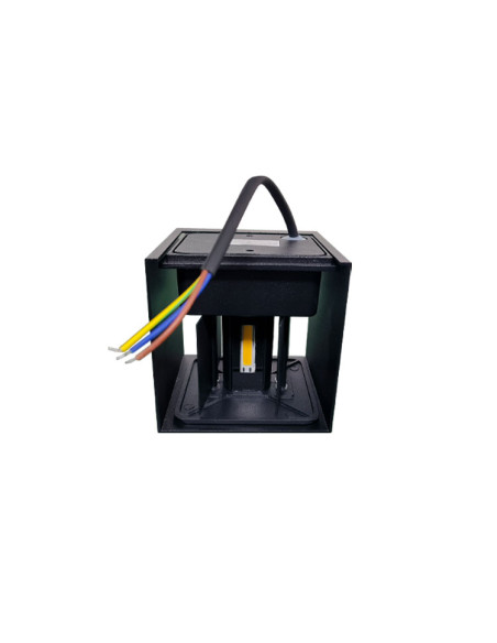 Aplique LED 10W Bidireccional Exterior. Blanco Cálido. Aluminio.