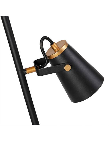 Lámpara de pie Edward 3 focos orientables para E14 (no incluidas)