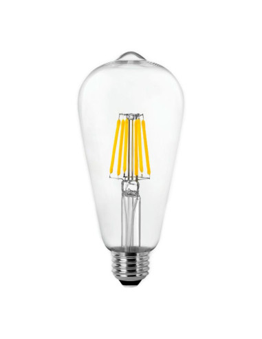 Bombilla LED E27 12W Filamento Édison Cálido 2200°K 590lm