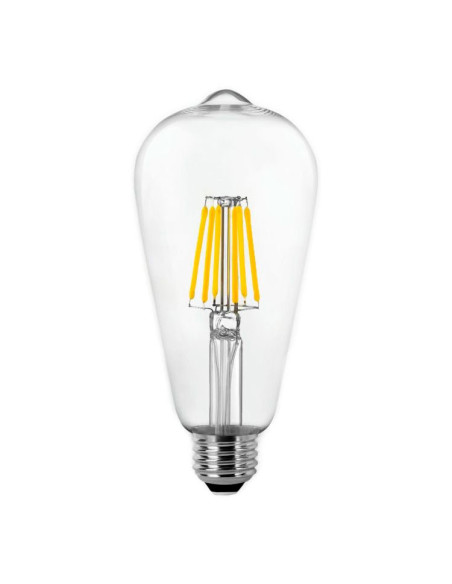 Bombilla LED E27 12W Filamento Édison Cálido 2200°K 590lm