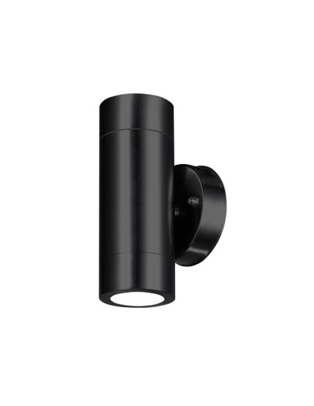 Aplique Exterior BIDIRECCIONAL para GU10 16x6x9cm, 220Vac, Negro