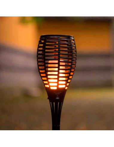 Antorcha LED 4W Blanco Súper Cálido 1800K para Jardín