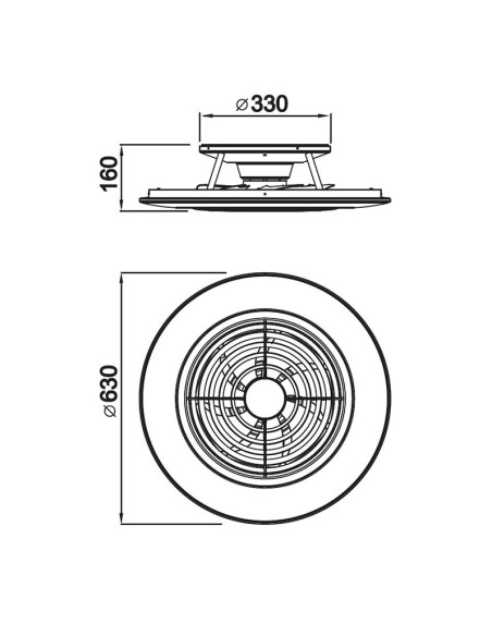 Ventilador de Techo ALISIO