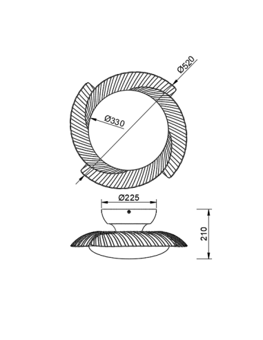 Ventilador de Techo ALOHA