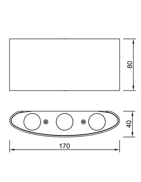Aplique de Exterior ARCS