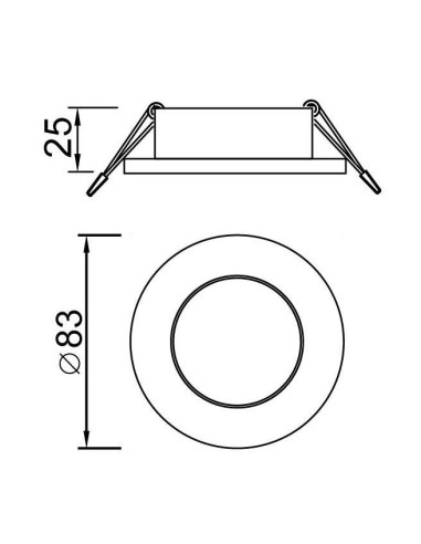 Empotrable Downlight ATLANTIS para GU10