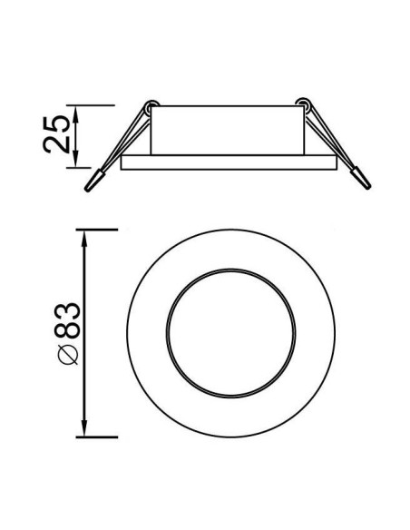 Empotrable Downlight ATLANTIS para GU10