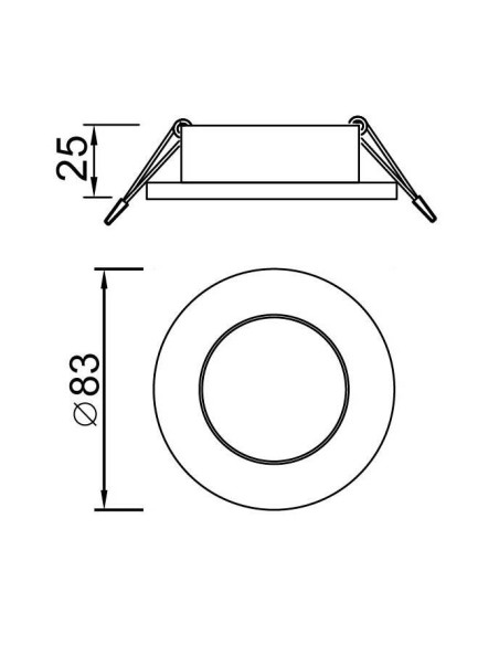 Empotrable Downlight ATLANTIS para GU10