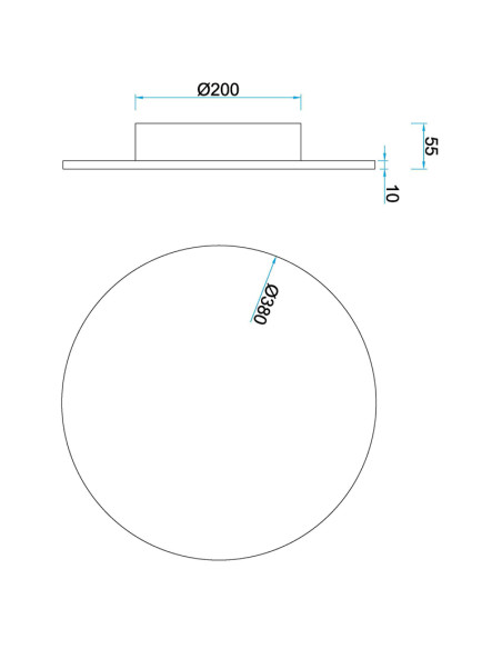Aplique de Pared BORA BORA