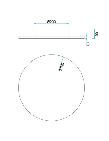 Aplique de Pared BORA BORA