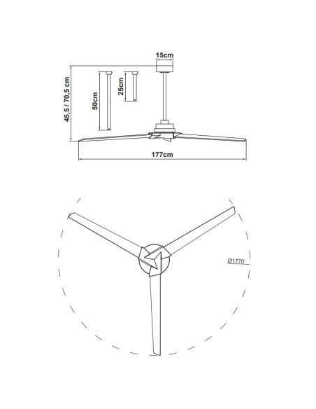 Ventilador de Techo BRISA