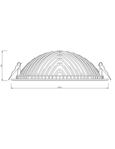 Empotrable Downlight CABRERA Blanco