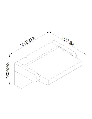 Aplique de Exterior COOPER