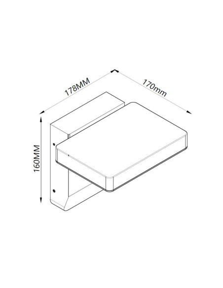 Aplique de Exterior COOPER
