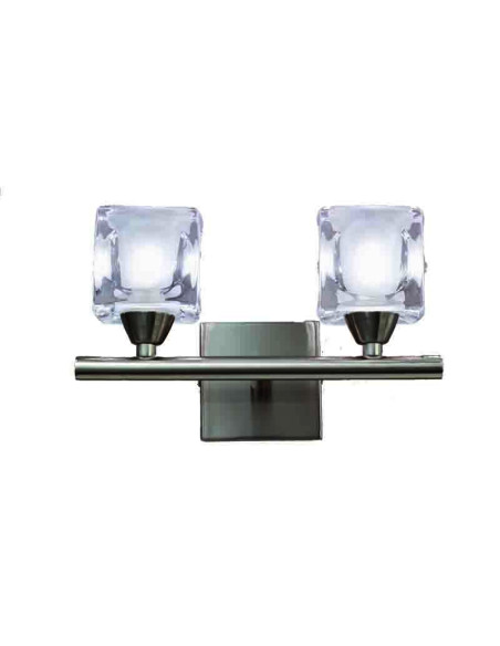 Aplique de Pared CUADRAX Níquel para G9