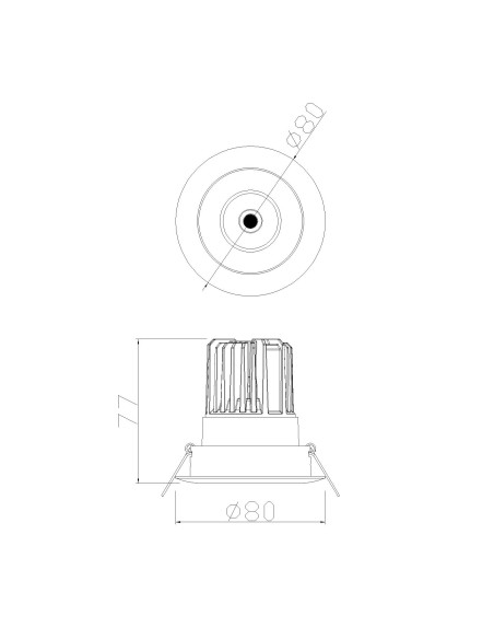 Empotrable Downlight FORMENTERA Blanco