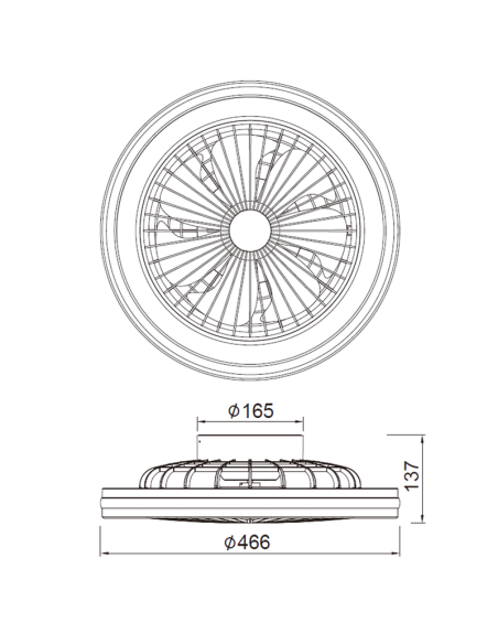 Ventilador de Techo GAMER