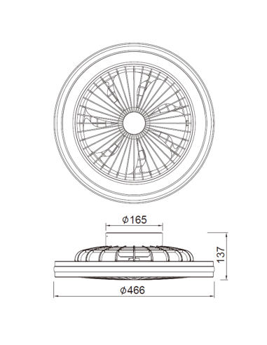 Ventilador de Techo GAMER