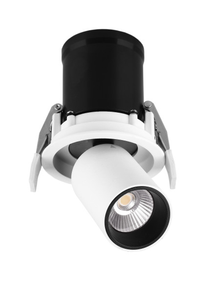 Empotrable Downlight GARDA Blanco y Negro