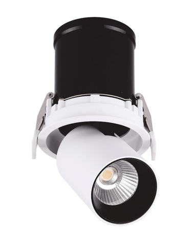 Empotrable Downlight GARDA Blanco y Negro
