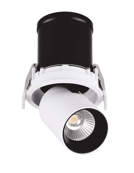Empotrable Downlight GARDA Blanco y Negro