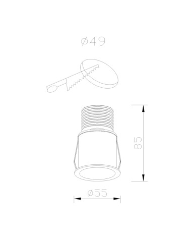 Empotrable Downlight GUINCHO