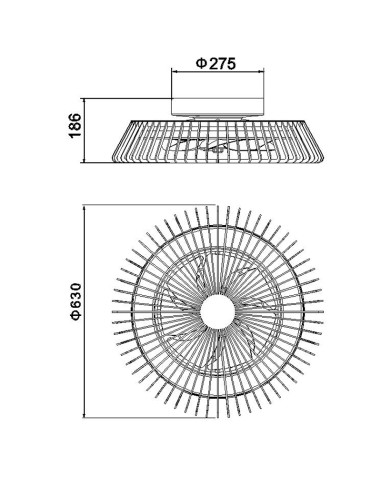 Ventilador de Techo HIMALAYA