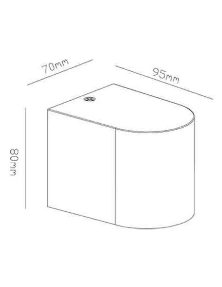 Aplique de Exterior KANDANCHU para GU10